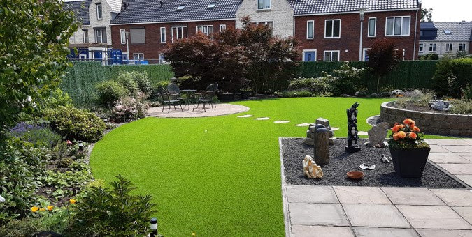 kunstgras pennen achtertuin