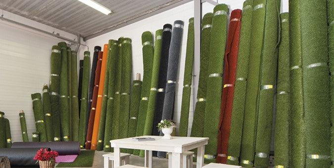 zwart kunstgras rol